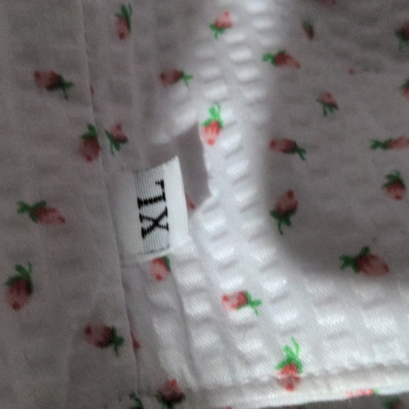 TBBC Pink Rosebud Floral White Baby Bonnet. Size XL 3-4 T - Picture 8 of 8